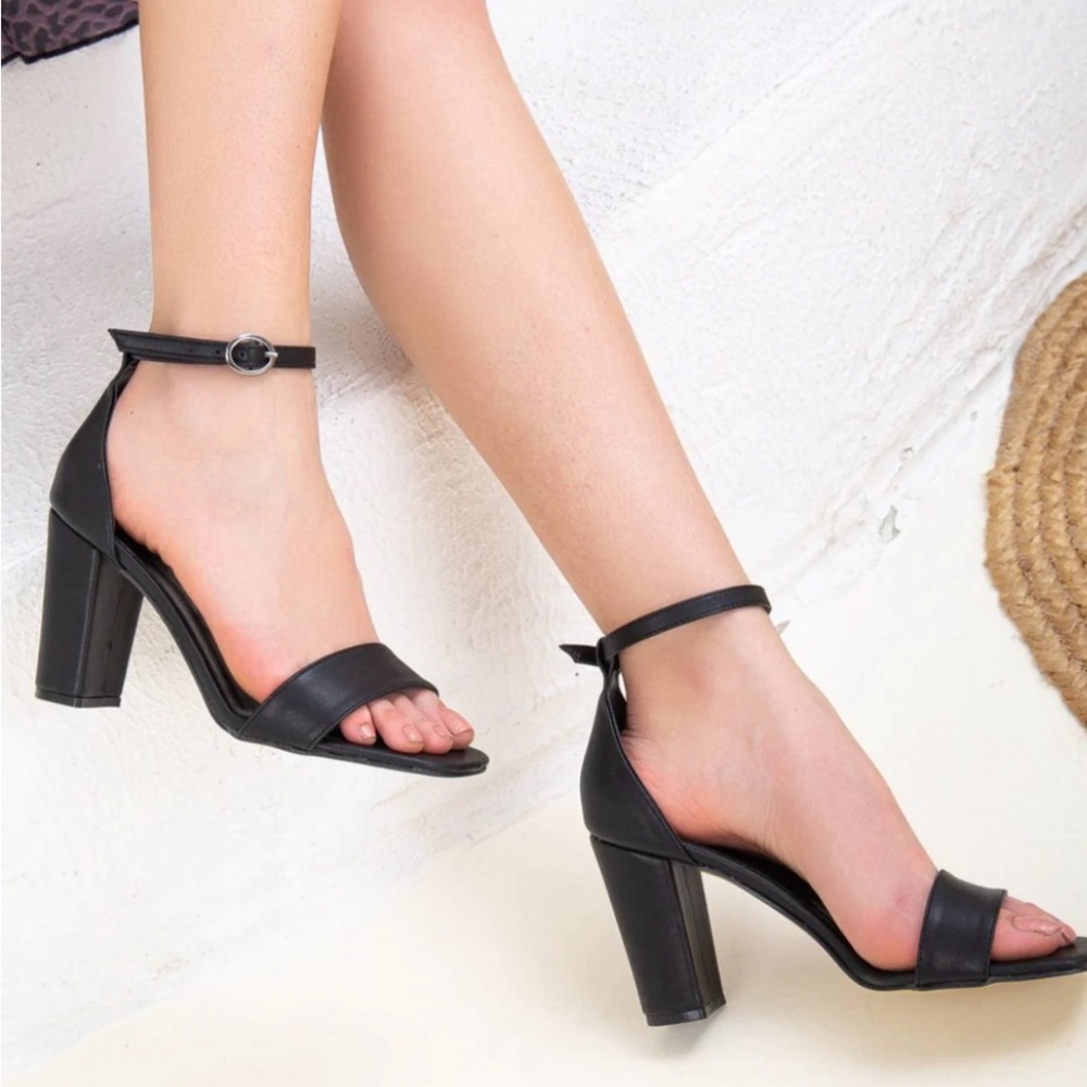 Vegan Leather Heels